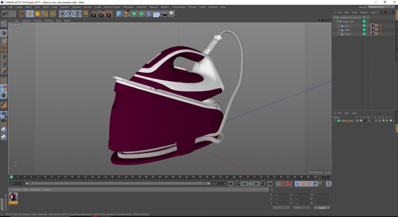 3D model Steam Iron