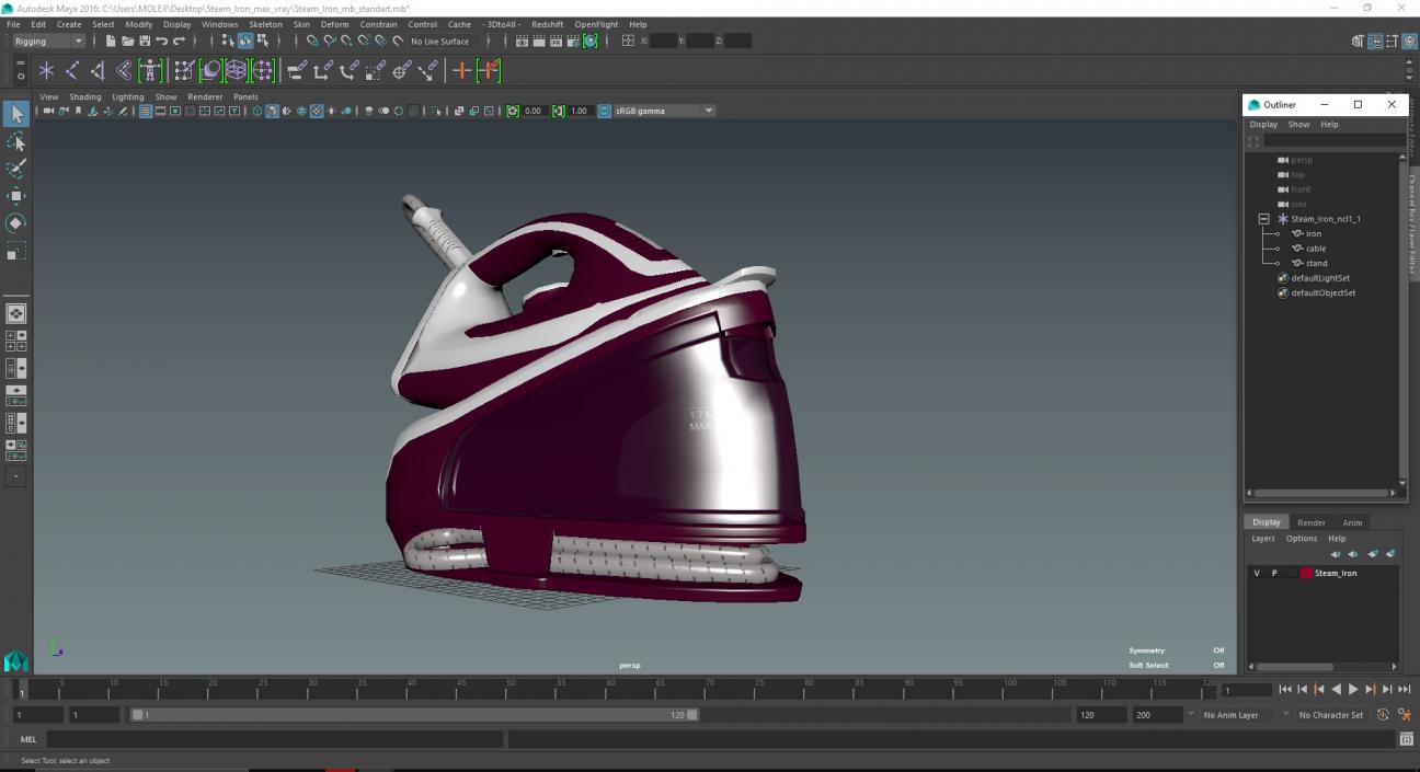 3D model Steam Iron