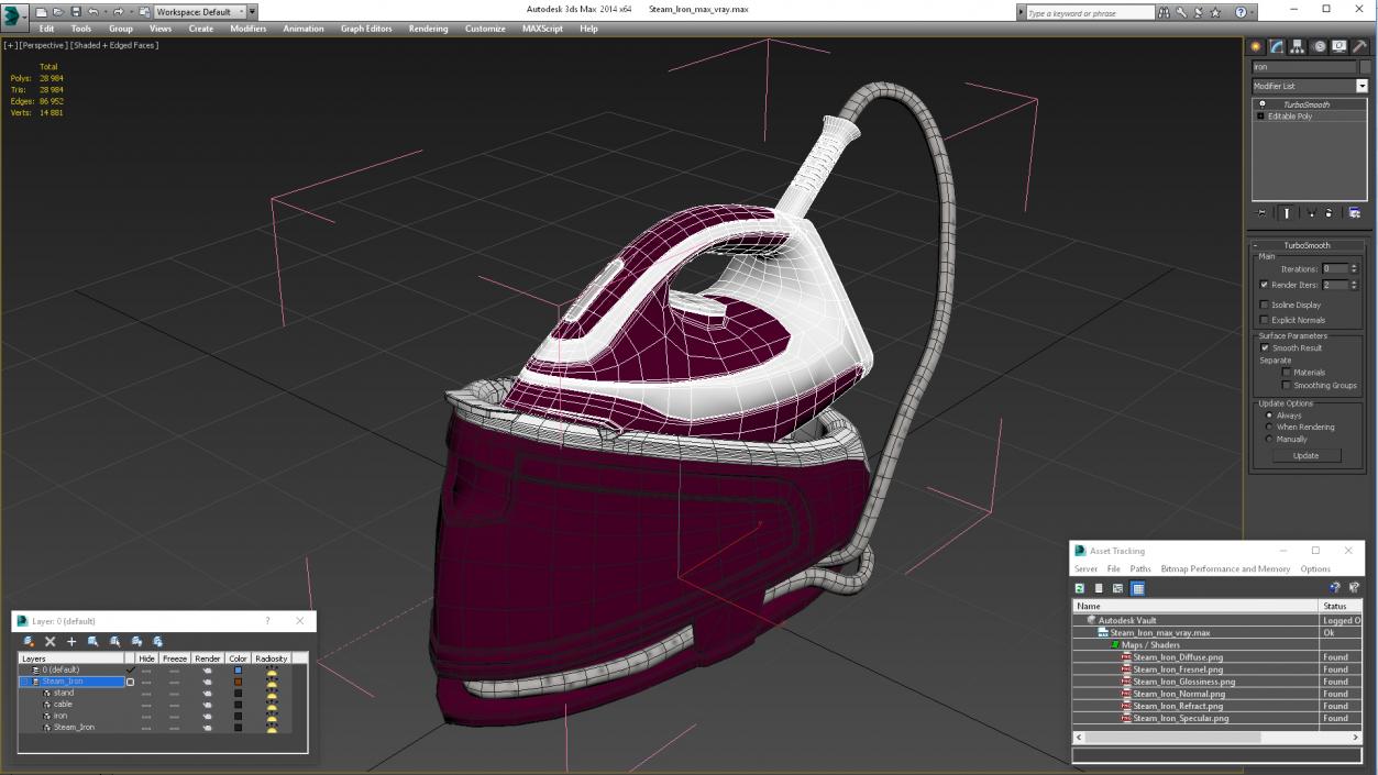 3D model Steam Iron