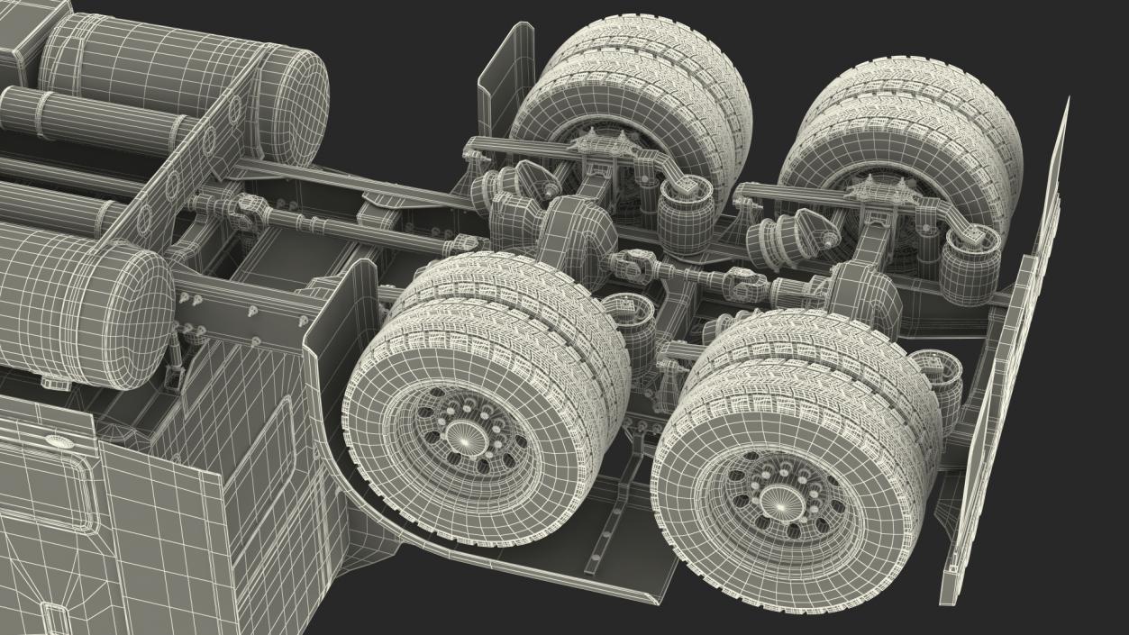 3D Freightliner 122SD model