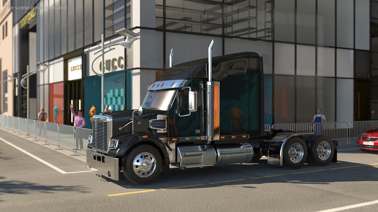 3D Freightliner 122SD model