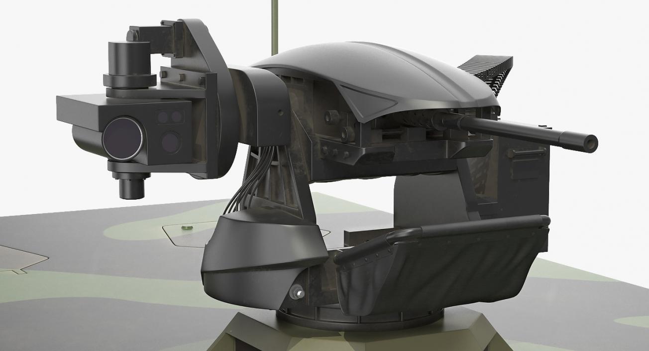 3D NextGen IFV with Remotely Controlled Machine Gun model