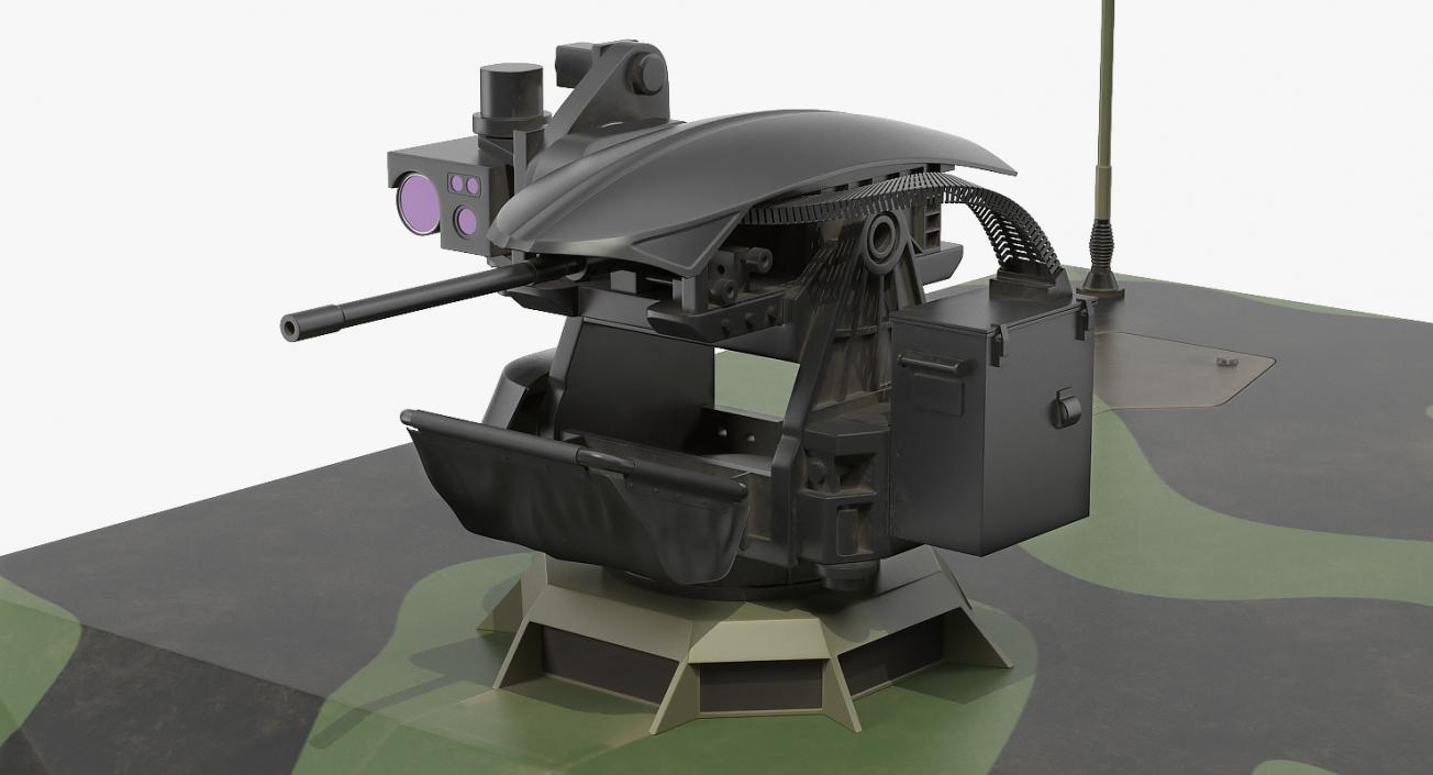 3D NextGen IFV with Remotely Controlled Machine Gun model