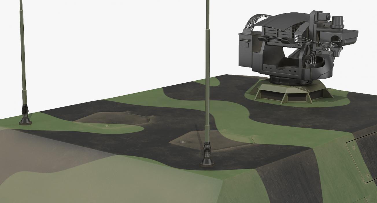 3D NextGen IFV with Remotely Controlled Machine Gun model