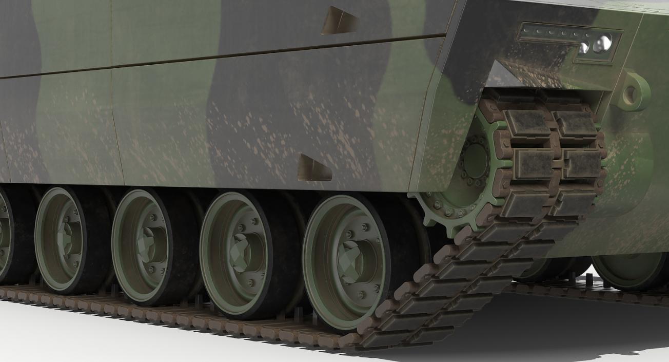 3D NextGen IFV with Remotely Controlled Machine Gun model