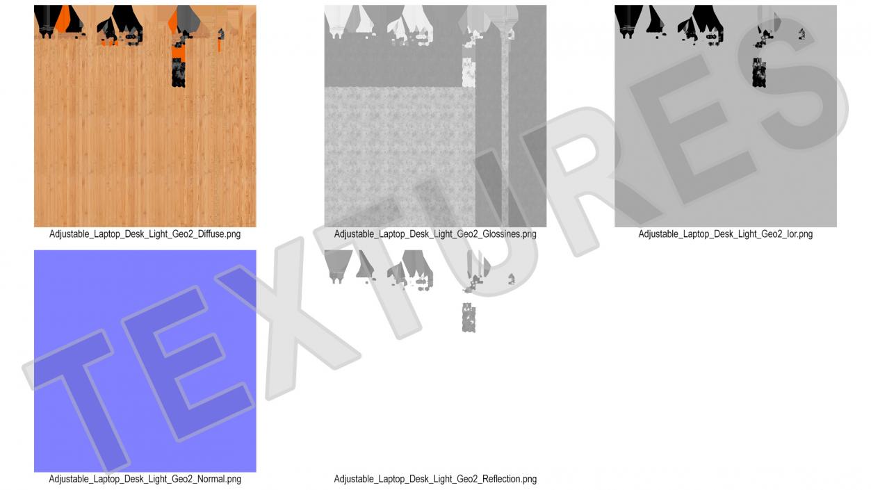 3D Laptop Tray Nnewvante Floor Table model