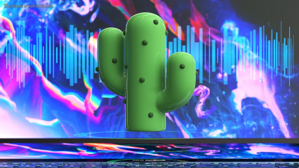 Cactus Emoji 3D