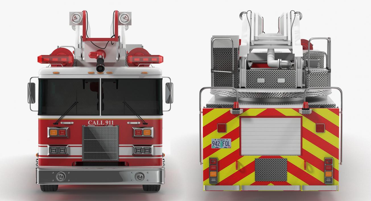 Firefighters and Equipment Collection 3D