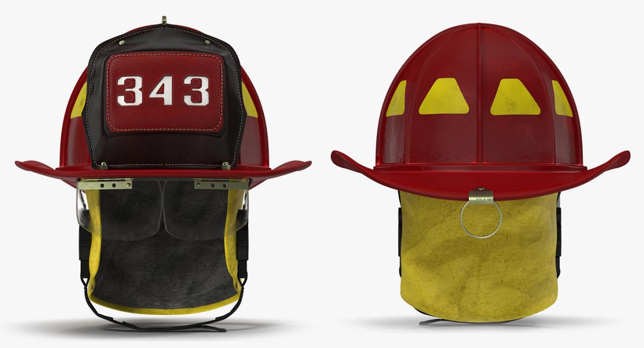 Firefighters and Equipment Collection 3D