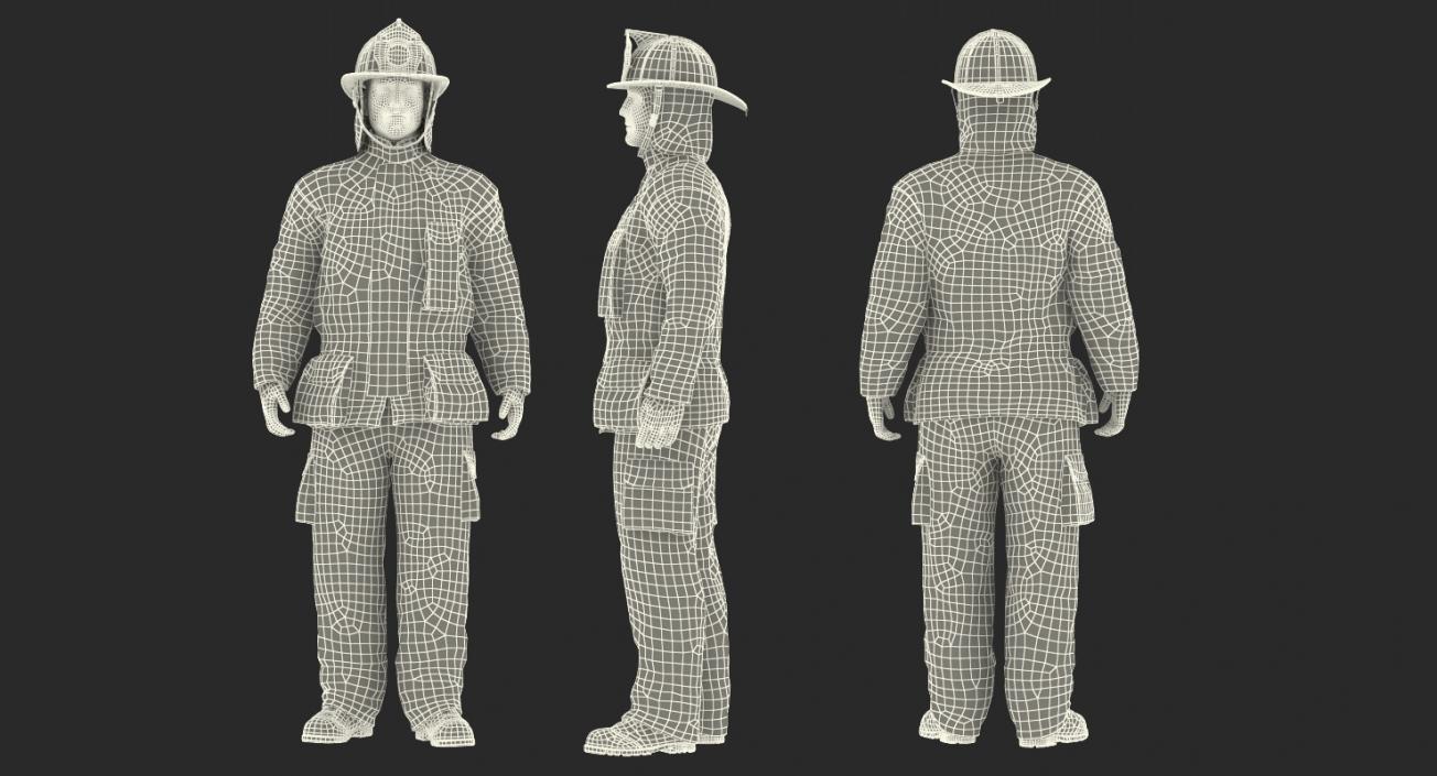 Firefighters and Equipment Collection 3D