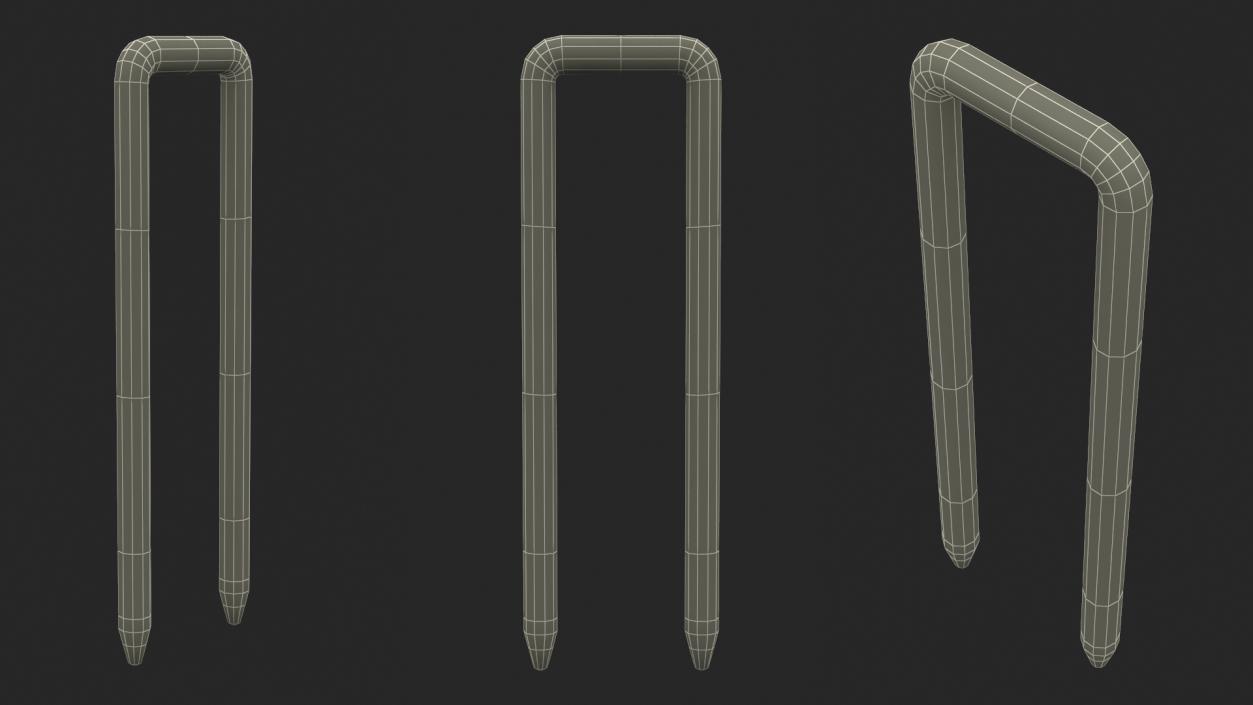 Pneumatic Nail 413J 3D model