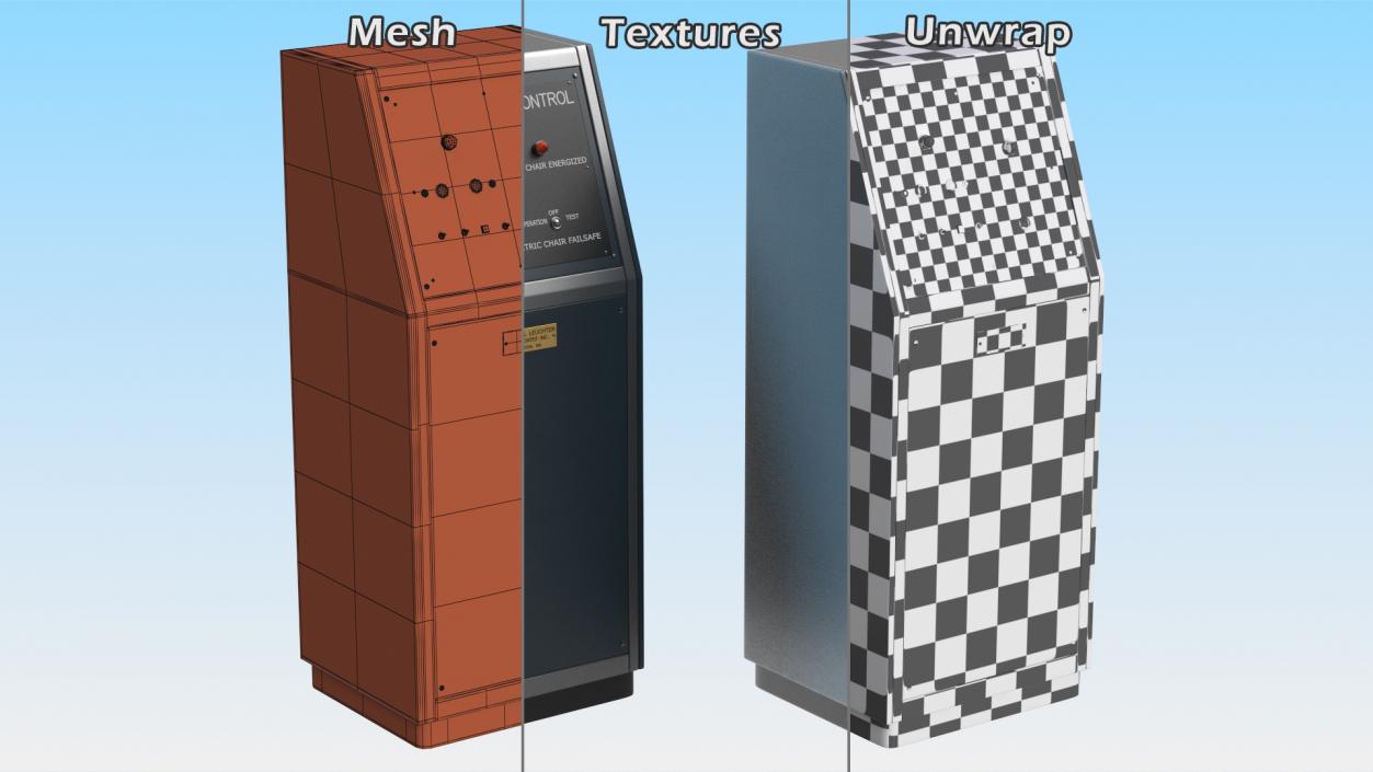 Fred Leuchter Electric Chair Control Panel 3D