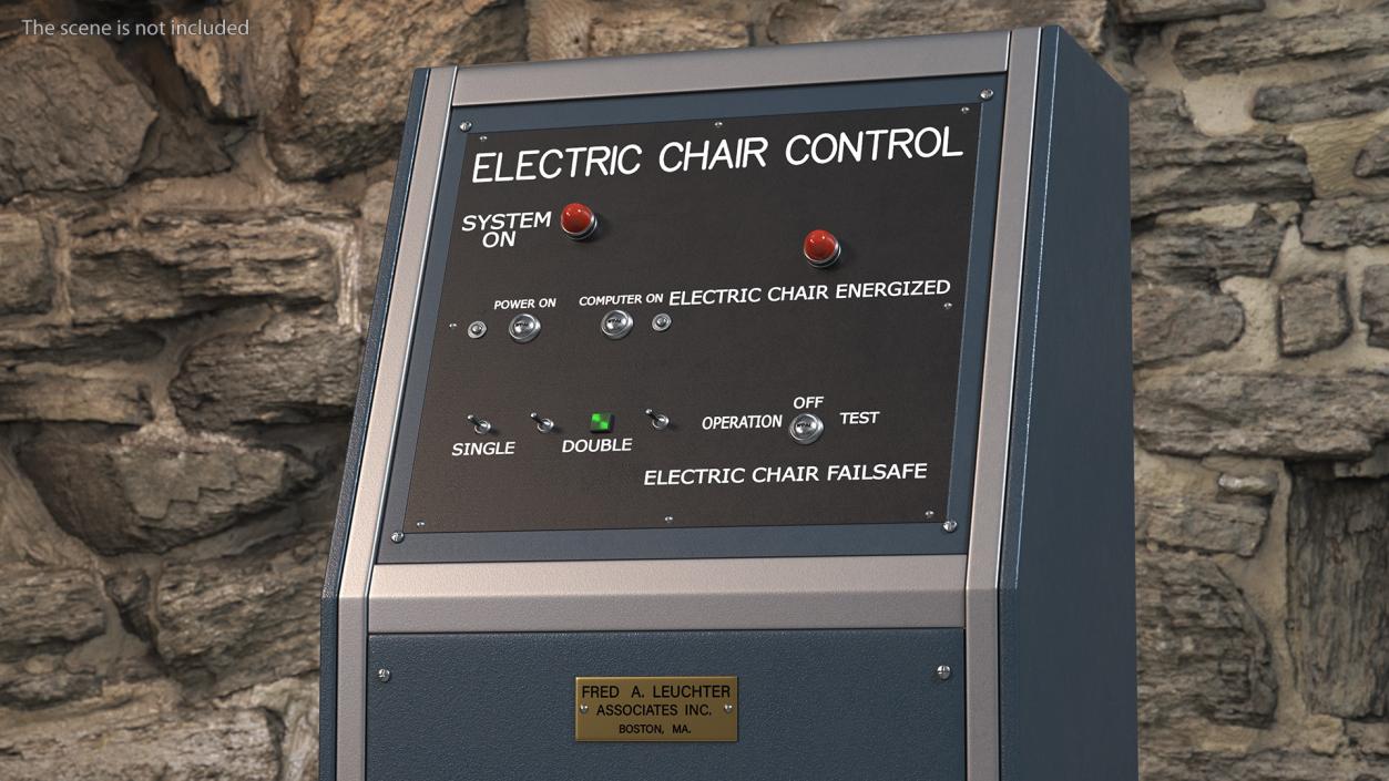 Fred Leuchter Electric Chair Control Panel 3D