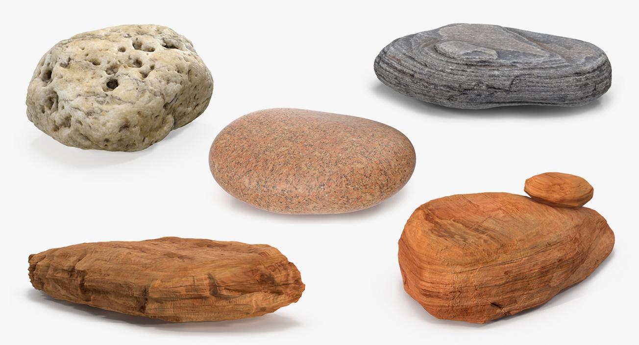 Stone Rocks Collection 5 3D model