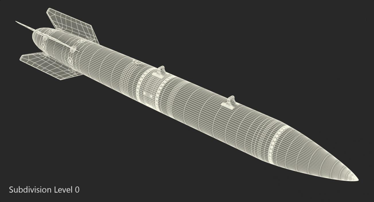 B61-12 Nuclear Bomb 3D model