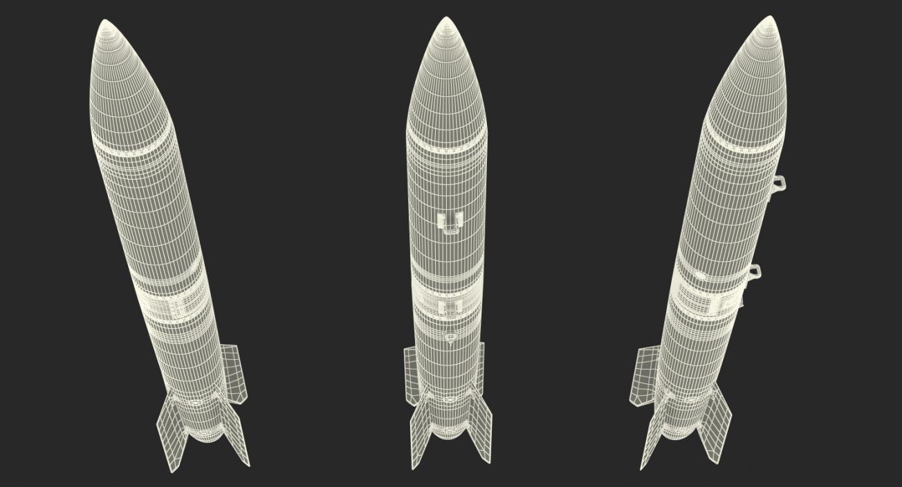 B61-12 Nuclear Bomb 3D model