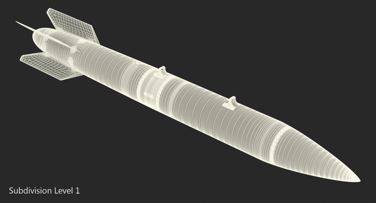 B61-12 Nuclear Bomb 3D model