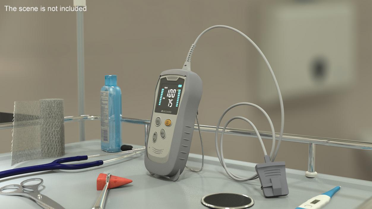 3D Digital Handheld Pulse Oximeter