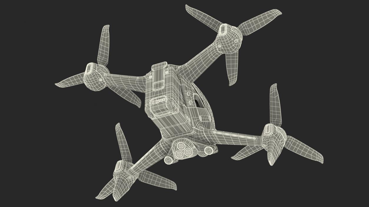 3D High Speed Drone Rigged model