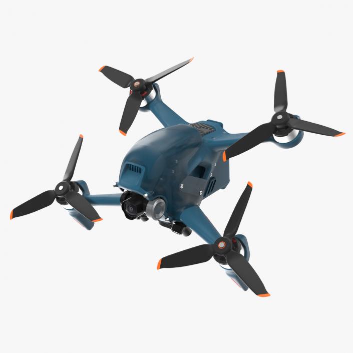 3D High Speed Drone Rigged model