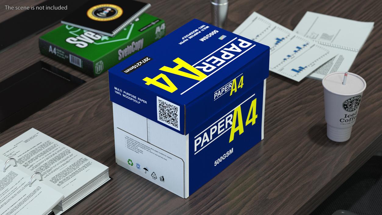 A4 Multipurpose Paper Box 80 Gsm 3D