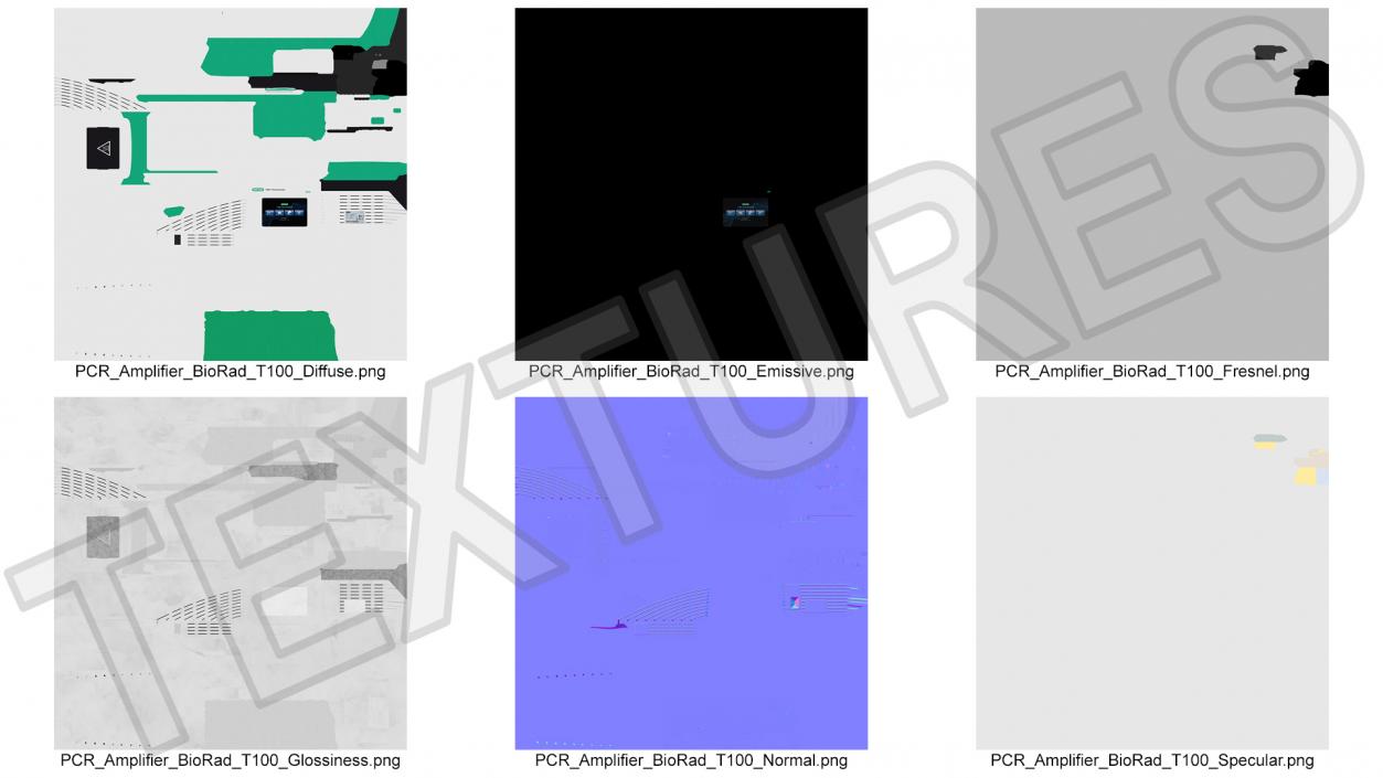 3D model PCR Amplifier BioRad T100