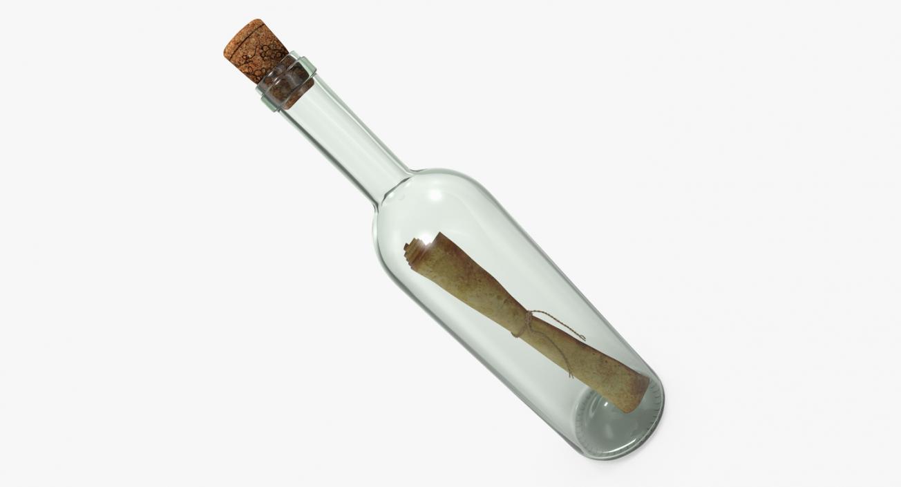 Message in a Bottle 3D model