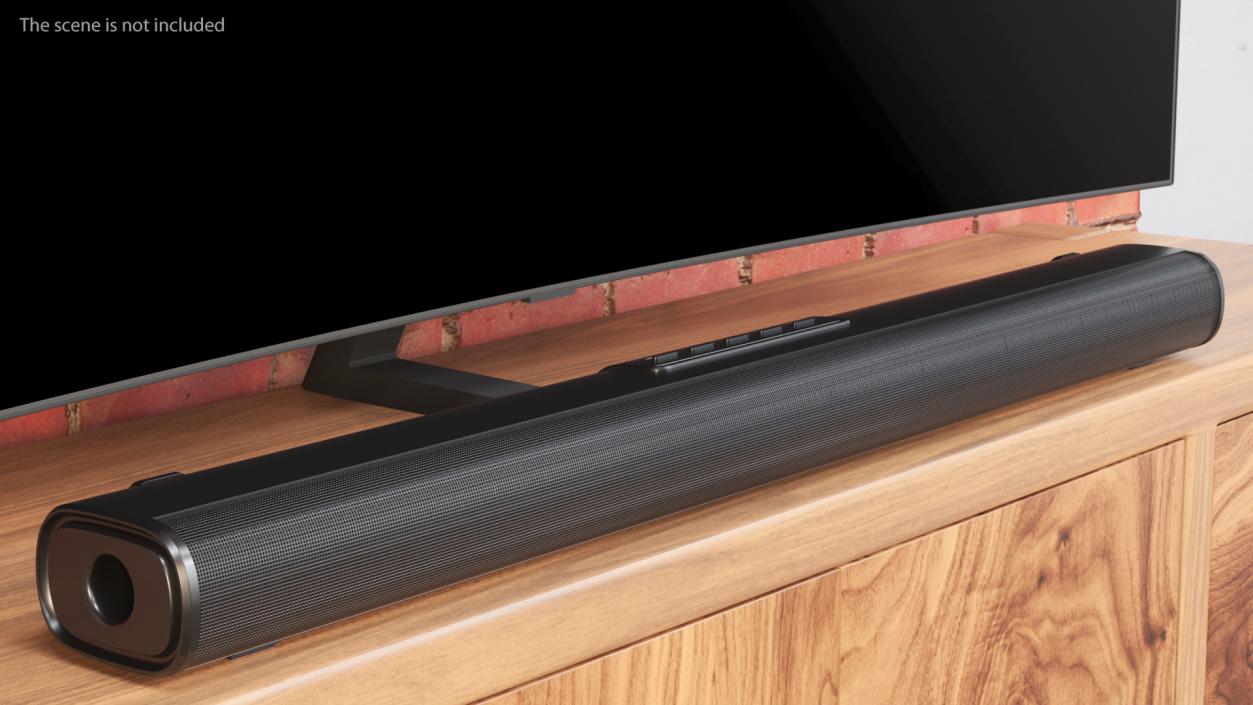 Soundbar Black 3D model