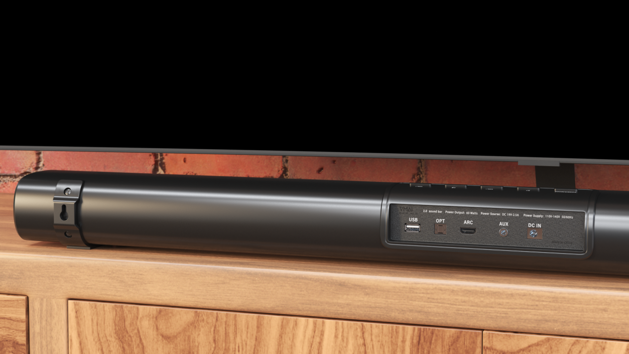 Soundbar Black 3D model