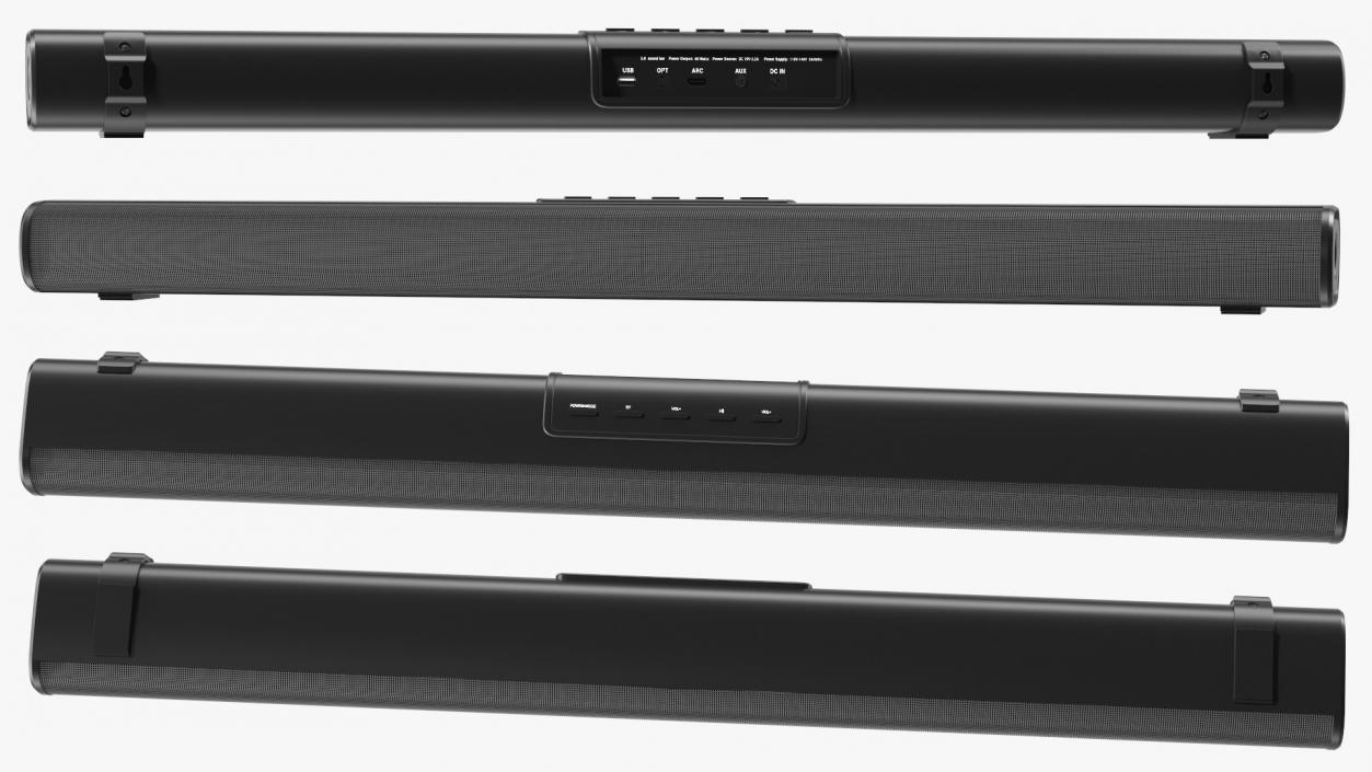 Soundbar Black 3D model