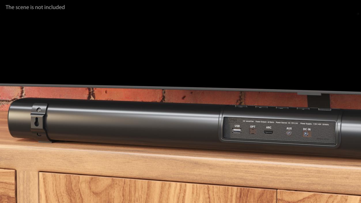 Soundbar Black 3D model