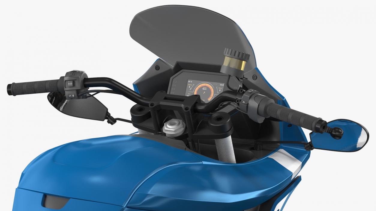 Zero SR S Electric Motorcycle 3D model