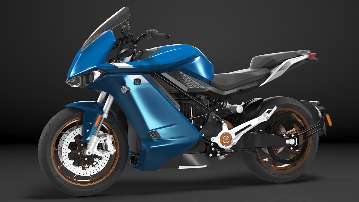 Zero SR S Electric Motorcycle 3D model