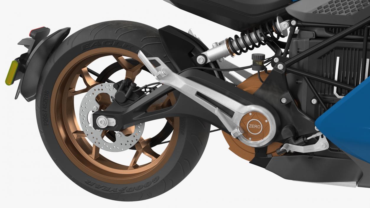 Zero SR S Electric Motorcycle 3D model