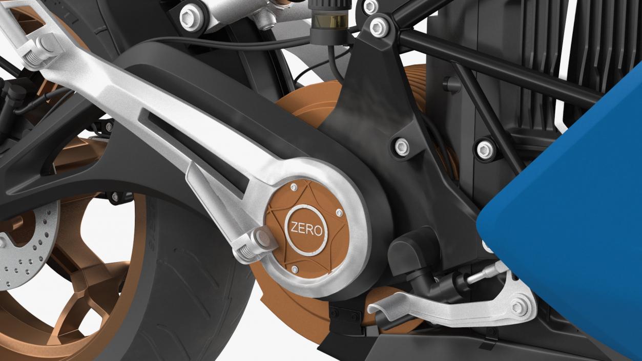 Zero SR S Electric Motorcycle 3D model