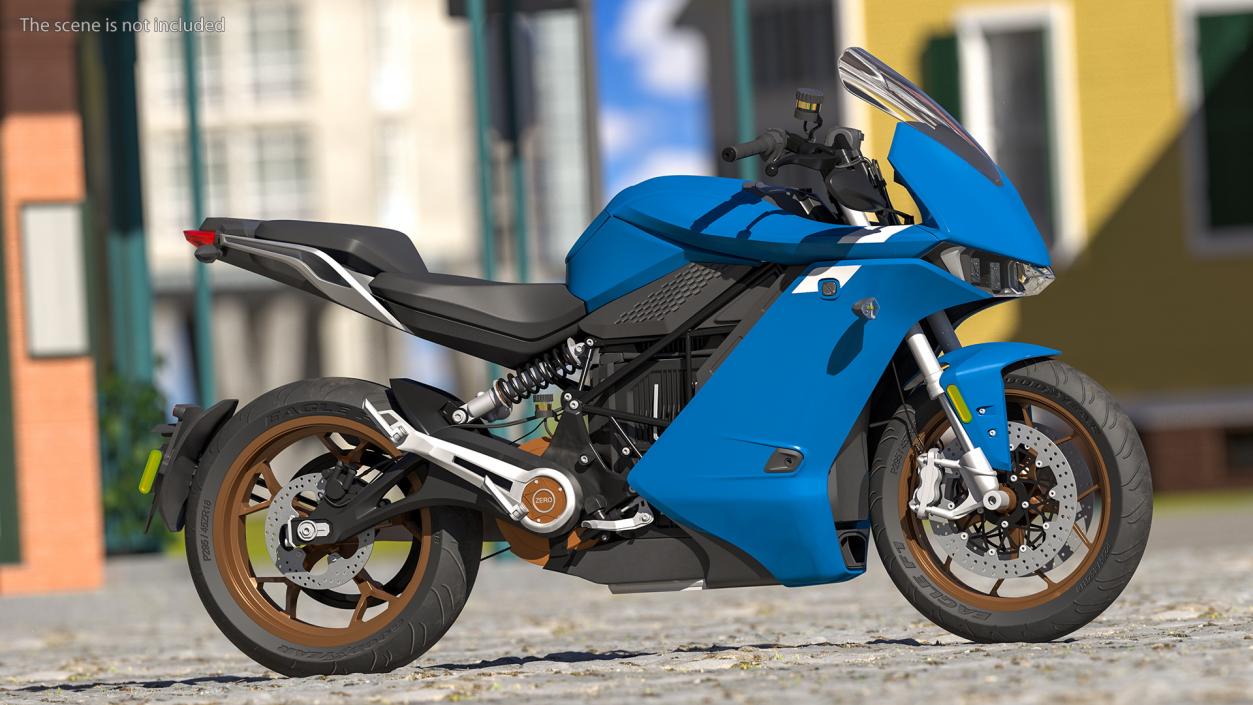 Zero SR S Electric Motorcycle 3D model