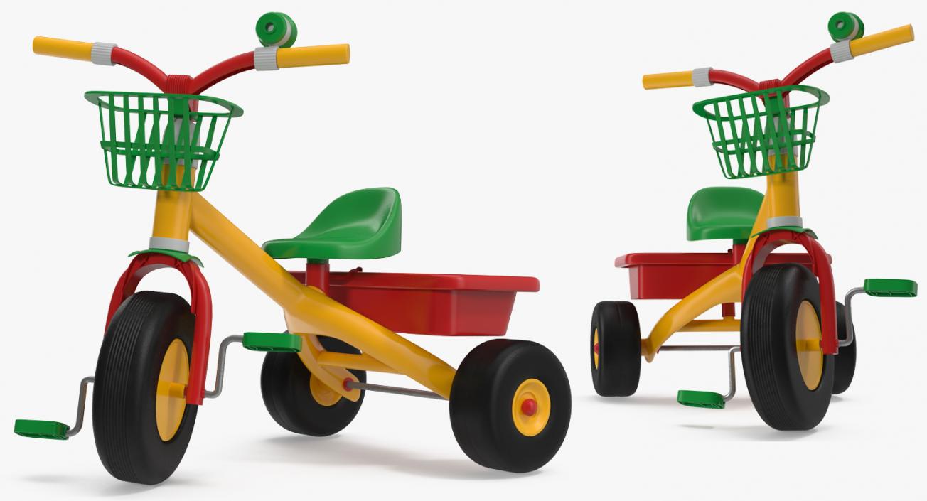 3D Child Trikes Collection model