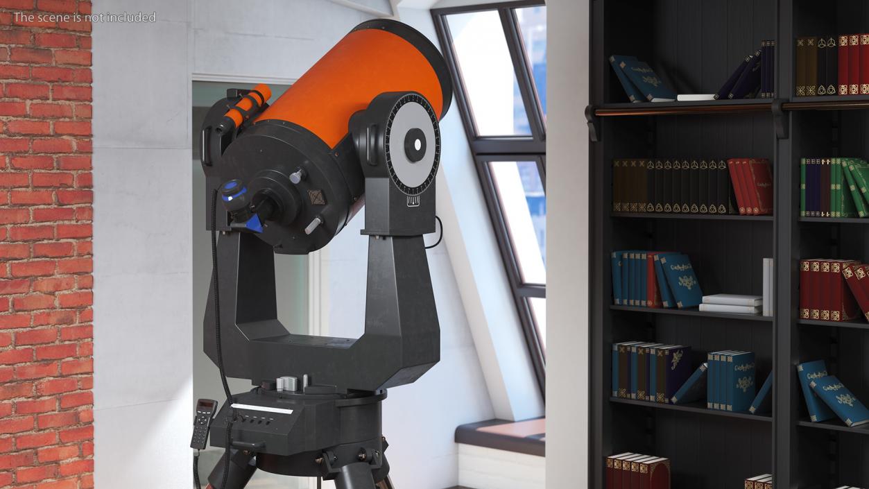 Telescope 16 Inch with Tripod 3D model