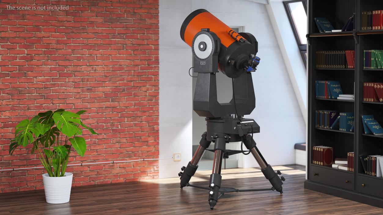 Telescope 16 Inch with Tripod 3D model