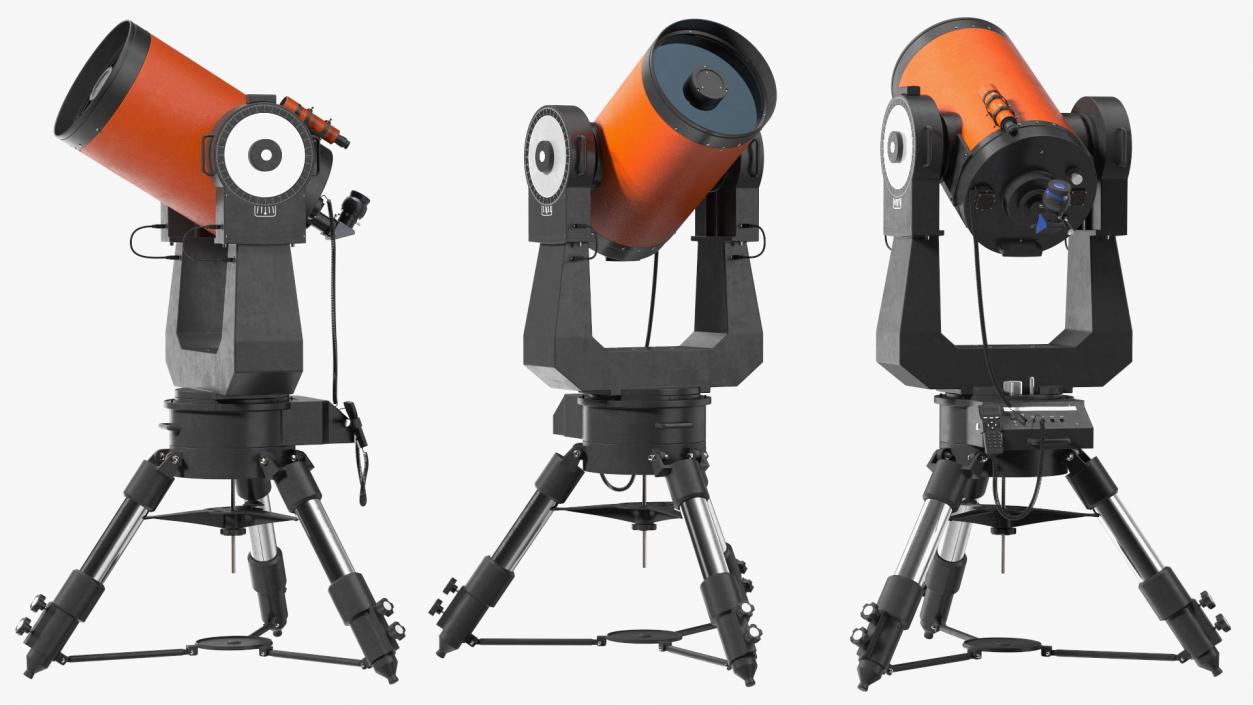 Telescope 16 Inch with Tripod 3D model