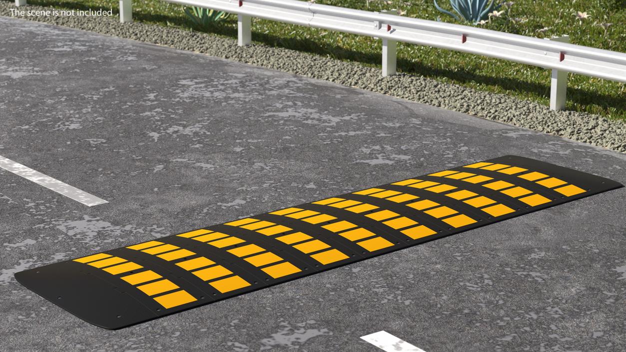 Rubber Speed Hump 3D