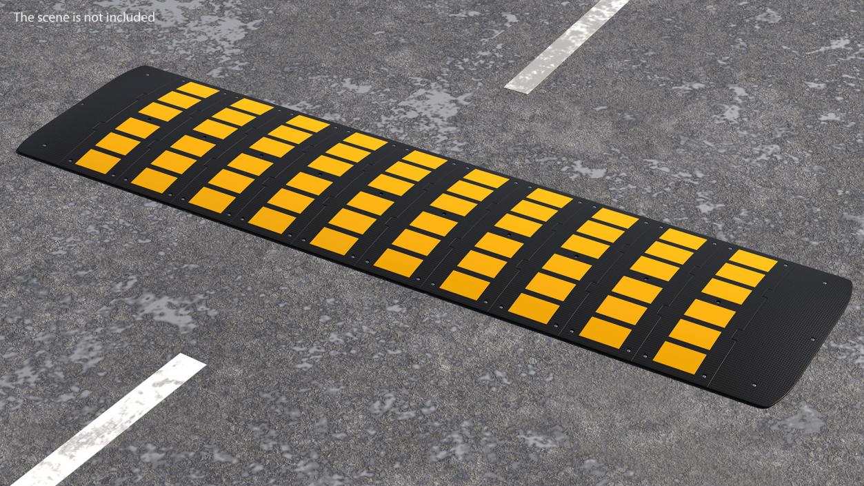 Rubber Speed Hump 3D