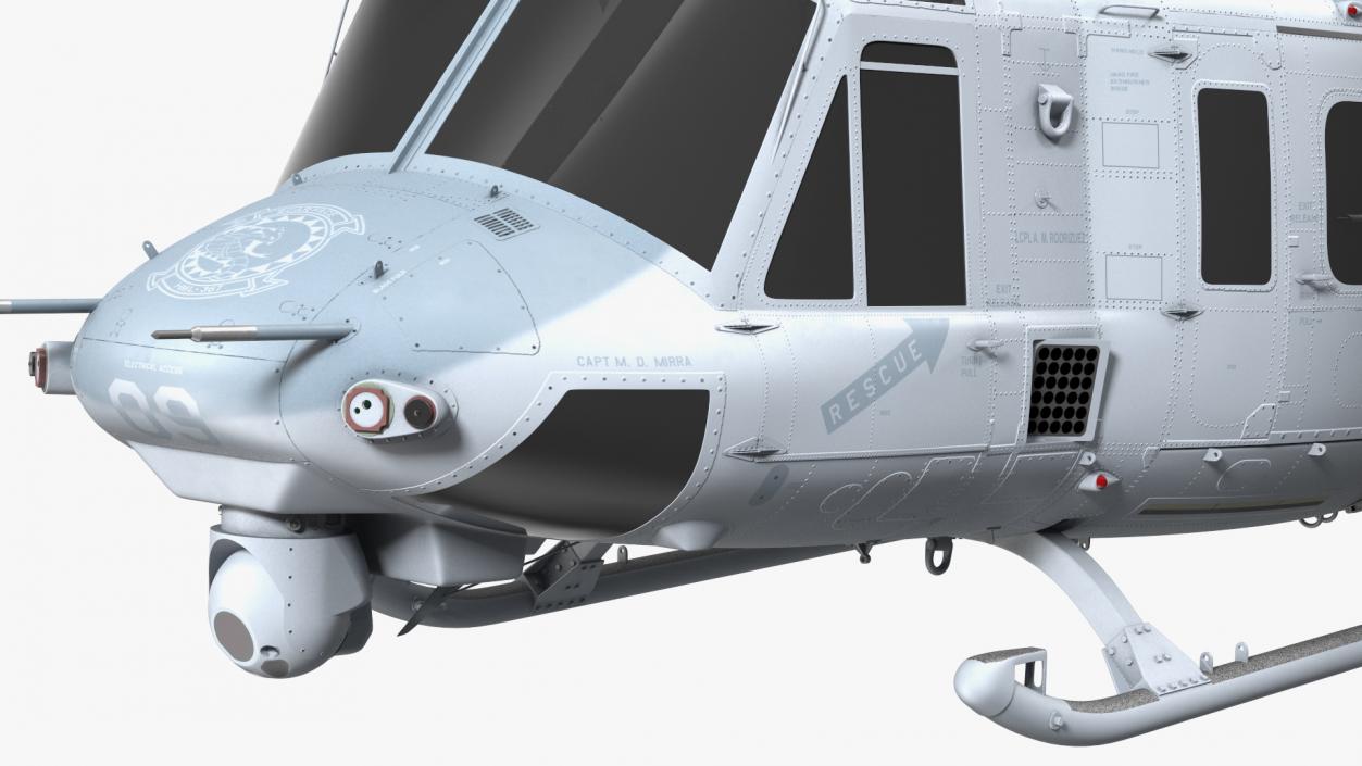 3D model Bell UH1Y Venom Helicopter Exterior Only