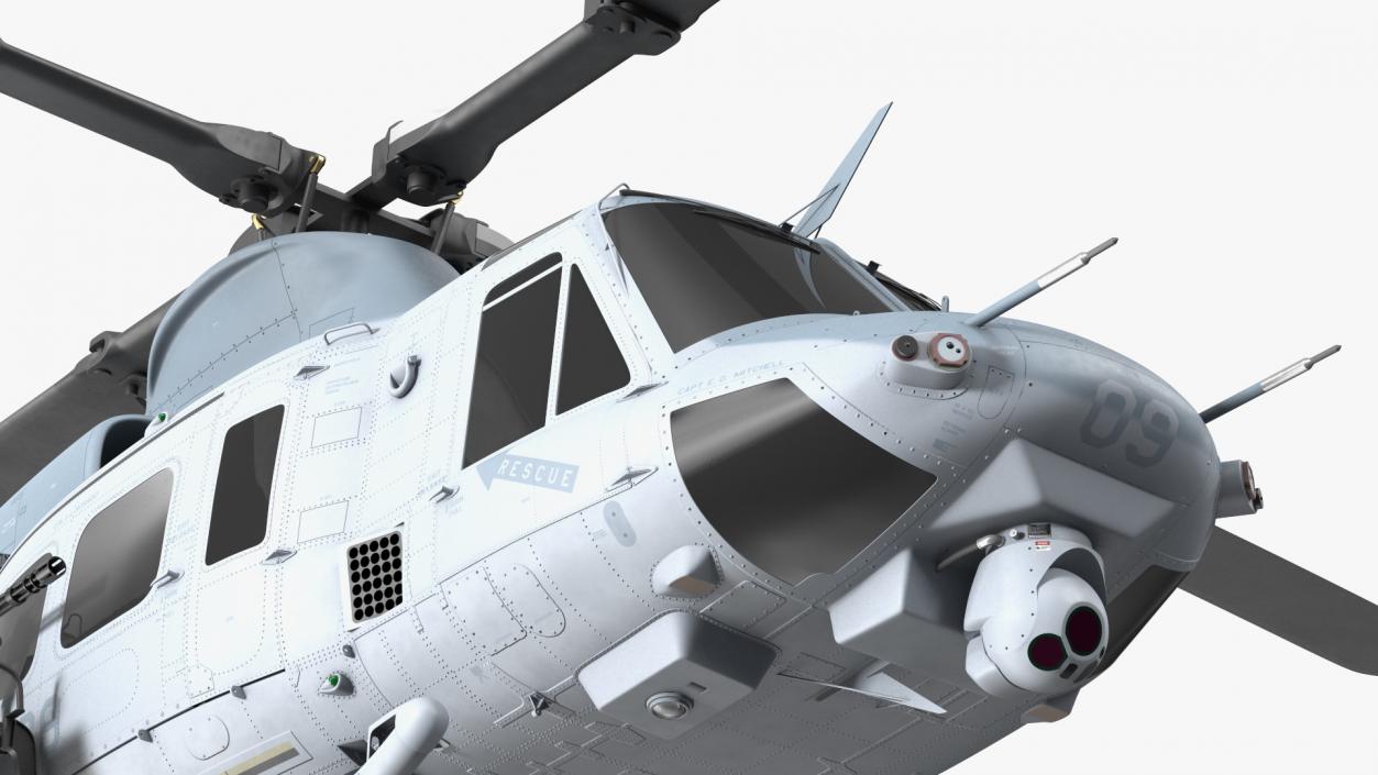 3D model Bell UH1Y Venom Helicopter Exterior Only