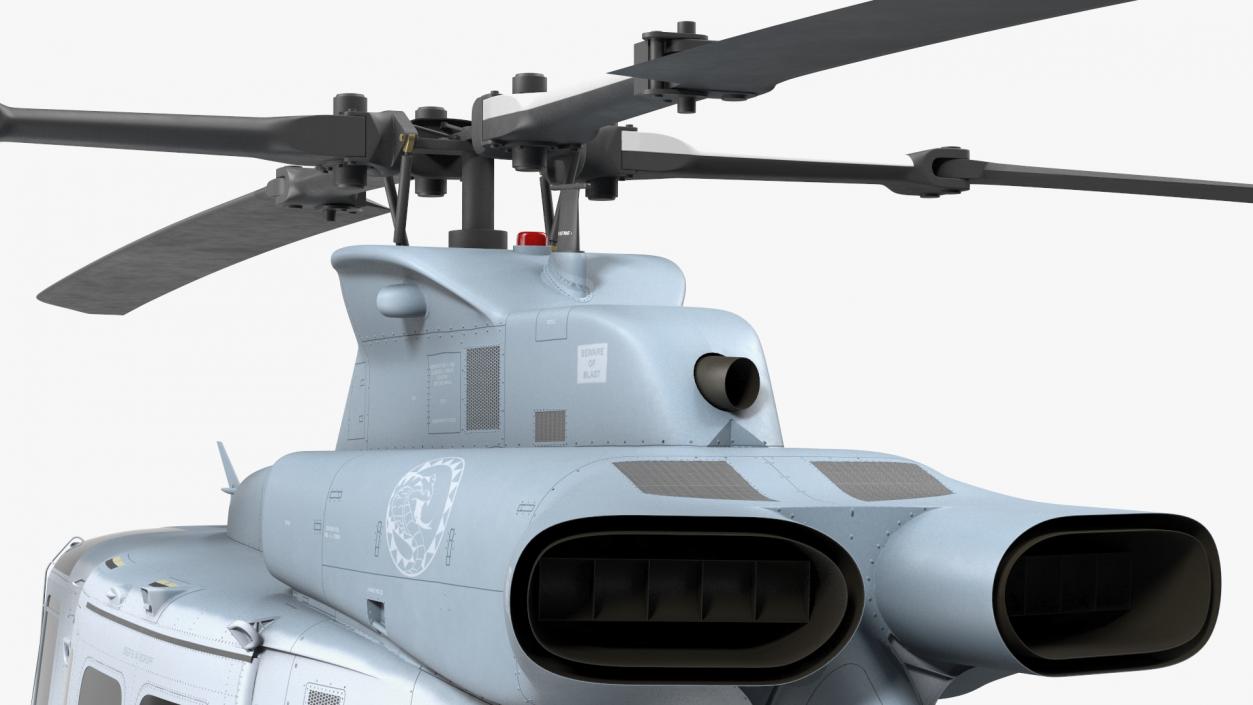 3D model Bell UH1Y Venom Helicopter Exterior Only