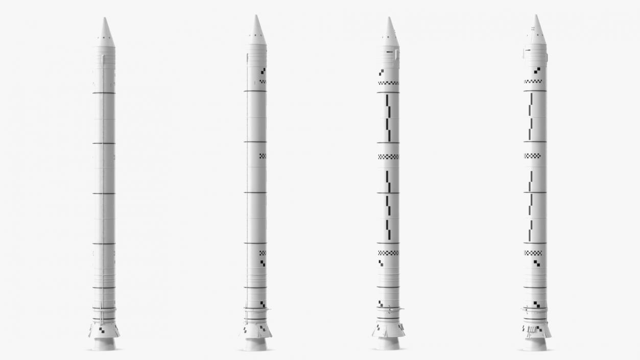 3D model Space Launch System Solid Rocket Booster