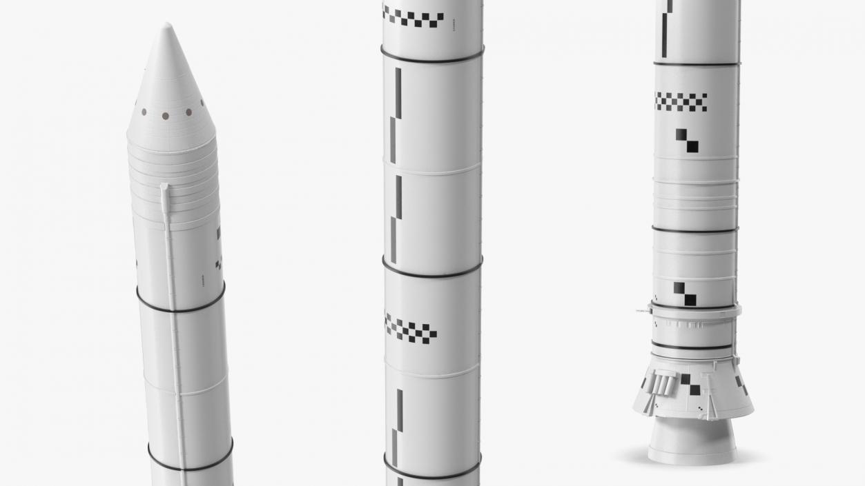 3D model Space Launch System Solid Rocket Booster