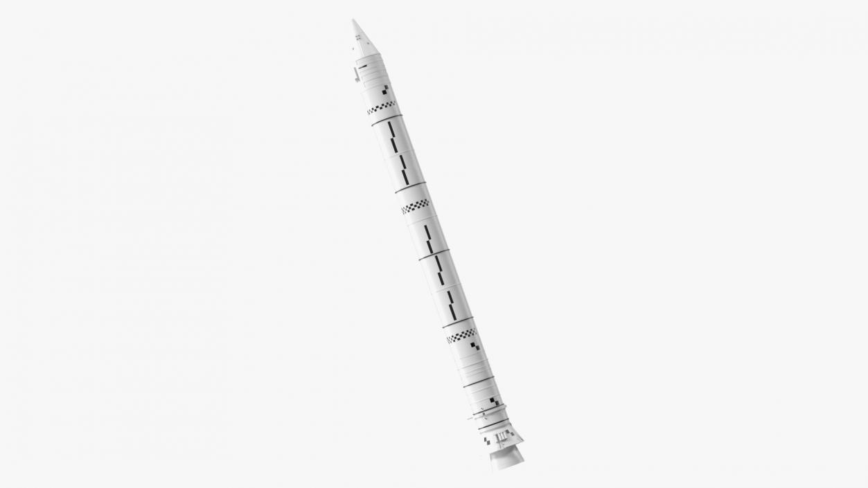 3D model Space Launch System Solid Rocket Booster