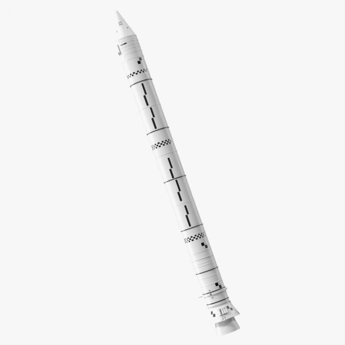 3D model Space Launch System Solid Rocket Booster