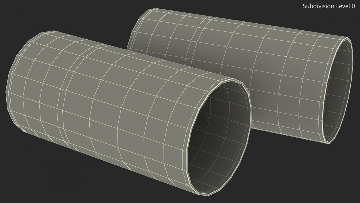 3D Toilet Paper Tubes model